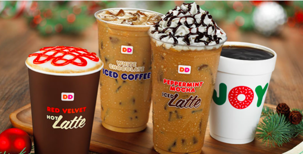 Dunkin made their holiday flavors available in November.