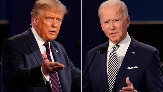 President Trump and Joe Biden battled one final team in the 2020 presidential election in Tennessee.
Photo from Newsday.
