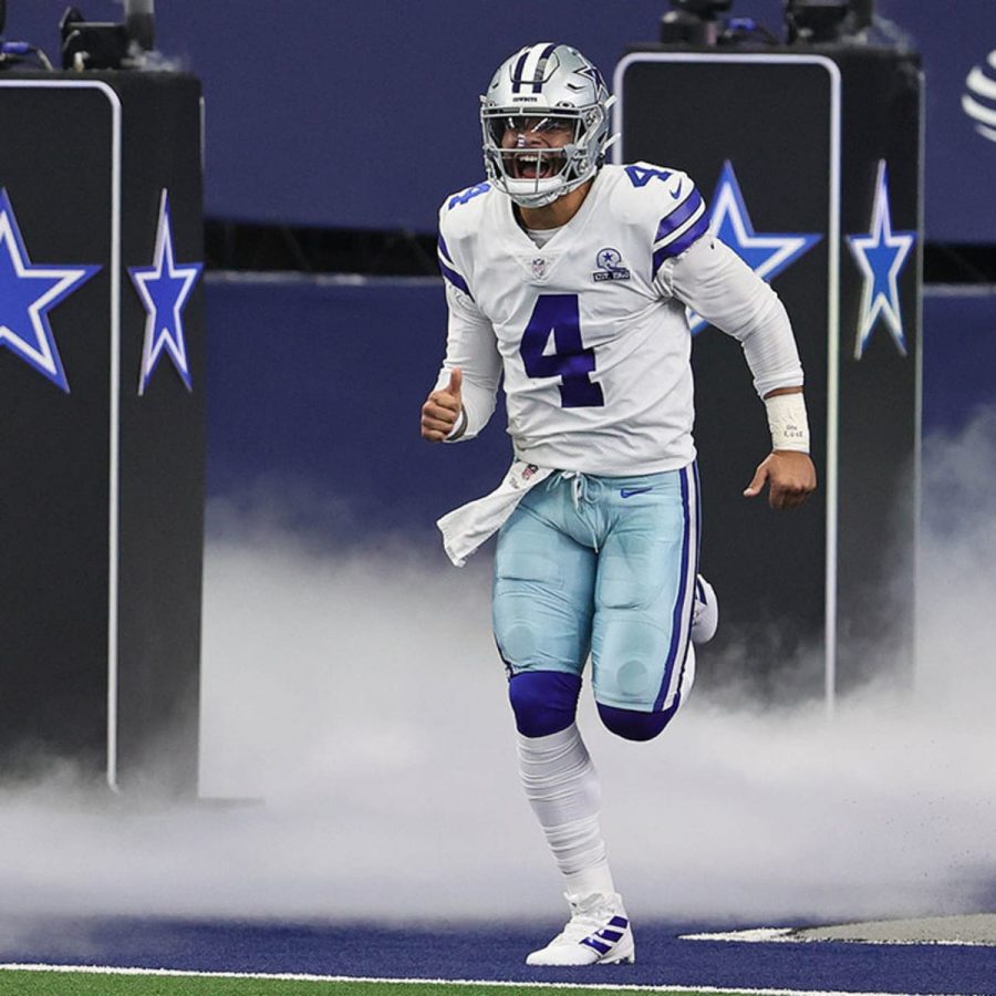 Dak Prescott takes the field for opening day