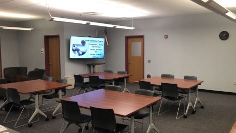 Room of the career center where students can go to if they have questions about future plans.