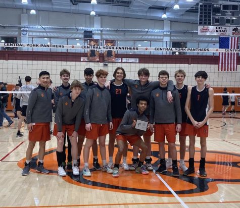 The 2022 Central York varsity team after placing second in the Koller Classic to Central Dauphin.
